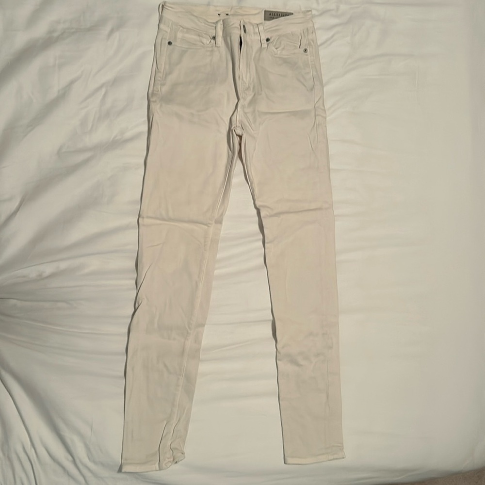 All Saints White Jeans